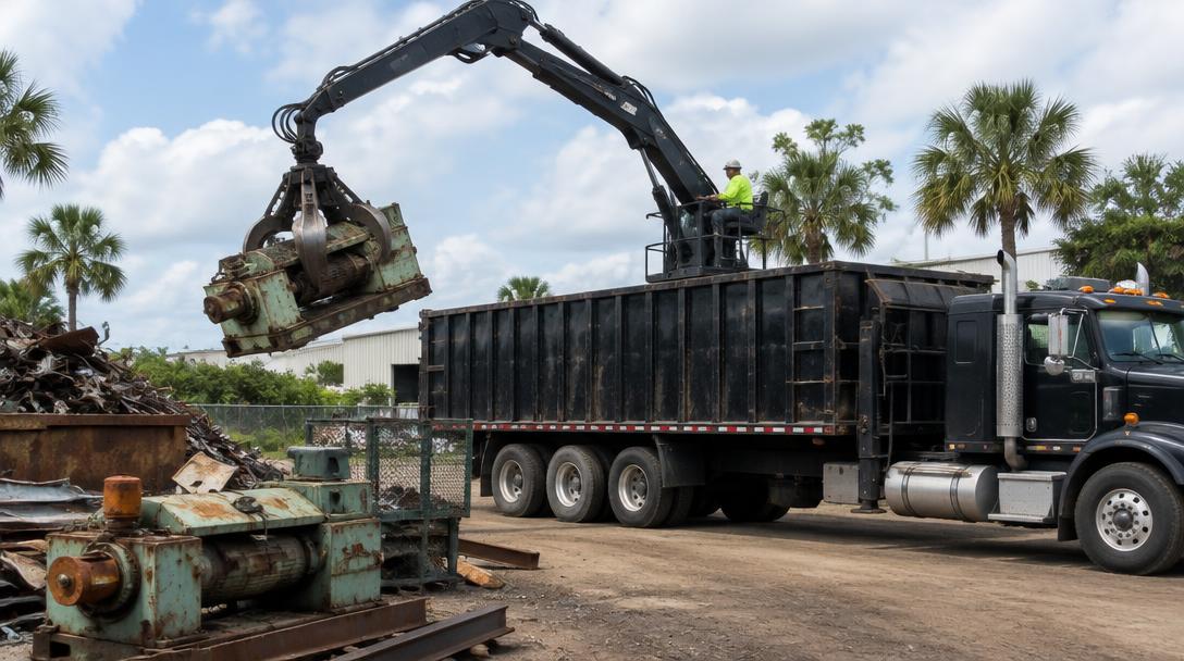Scrap scrap metal pick-up & hauling
